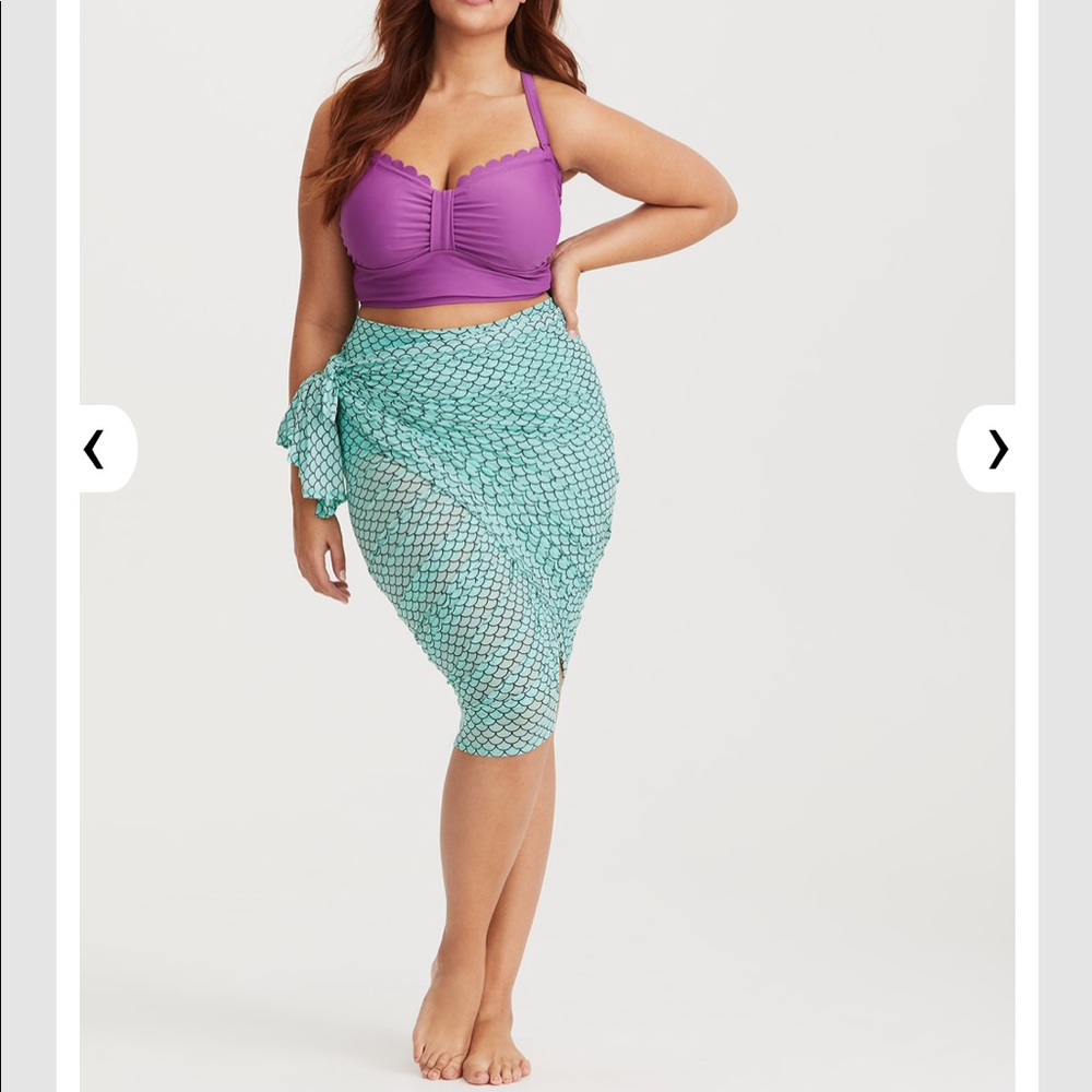 NWT Torrid Little Mermaid 🧜🏽‍♀️ Bikini Top